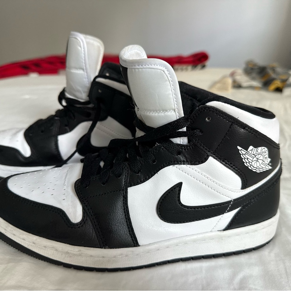Jordan 1’s Black and White Sneakers
